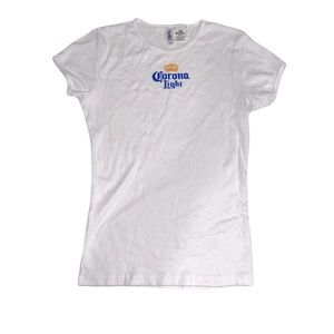 Y2K Vintage Corona Light Baby Tee✨